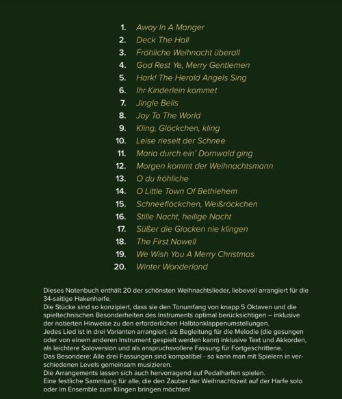Weihnachtslieder für Harfe – Bild 2