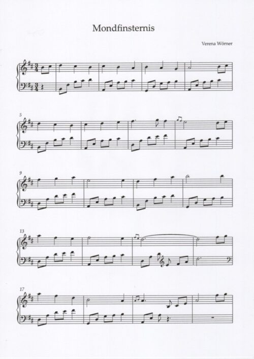 Mondfinsternis Harfe solo 1.Seite