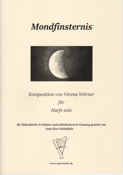Mondfinsternis Harfe solo Titelseite