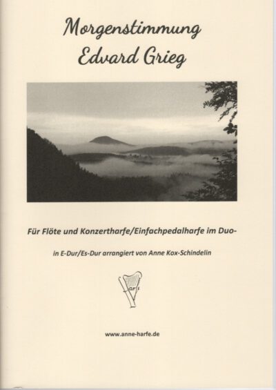 Morgenstimmung für Flöte und Harfe Titelseite
