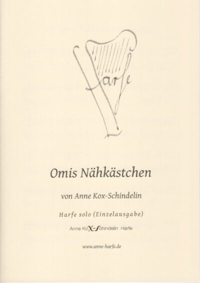 Omis Nähkästchen Pedalharfe solo Titelseite